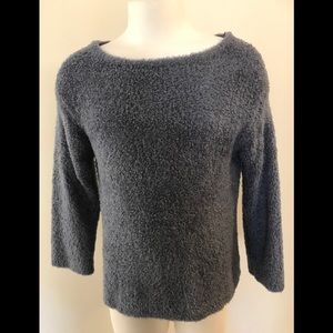 Petite Women Sigrid Olsen Sport Blue Pullover Top